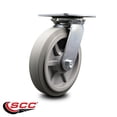 thumbnail image 2 of 8 Inch Heavy Duty Top Plate Thermoplastic Swivel Caster with Roller Bearing SCC, 2 of 2