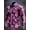 Pink, variant on Men's All-Season Purple Floral Skull Print Long Sleeve Button Down Shirts Breathable Slim Fit Casual Tops for Party Club Vintage Wear