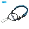 thumbnail image 3 of Uxcell Water Bottle Holder, Paracord Handle Strap Carrier Blue, Dark Blue, 3 of 5
