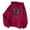 Wine, variant on Xudanell Black Hoodies Woman Autumn Loose Pullover Sweatshirt Fleece Lined Womens Casual Oversized Hoodie Black XXL