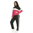 thumbnail image 3 of MintLimit Women Sweatsuits Sets 2 Piece Tracksuit Stripe Colorblock Long Sleeve Pullover and Skinny Long Pants Red, 3 of 4