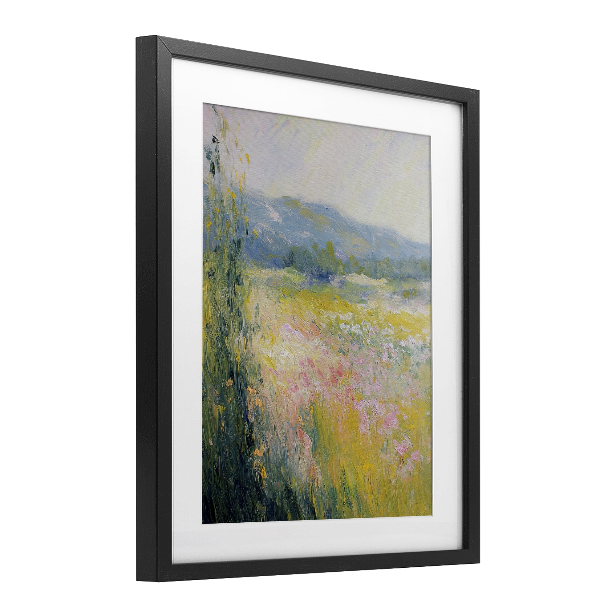 Stupell Industries Breeze Through The Blooms Black Framed Print Under Glass, design by Svetlana Aleynikova