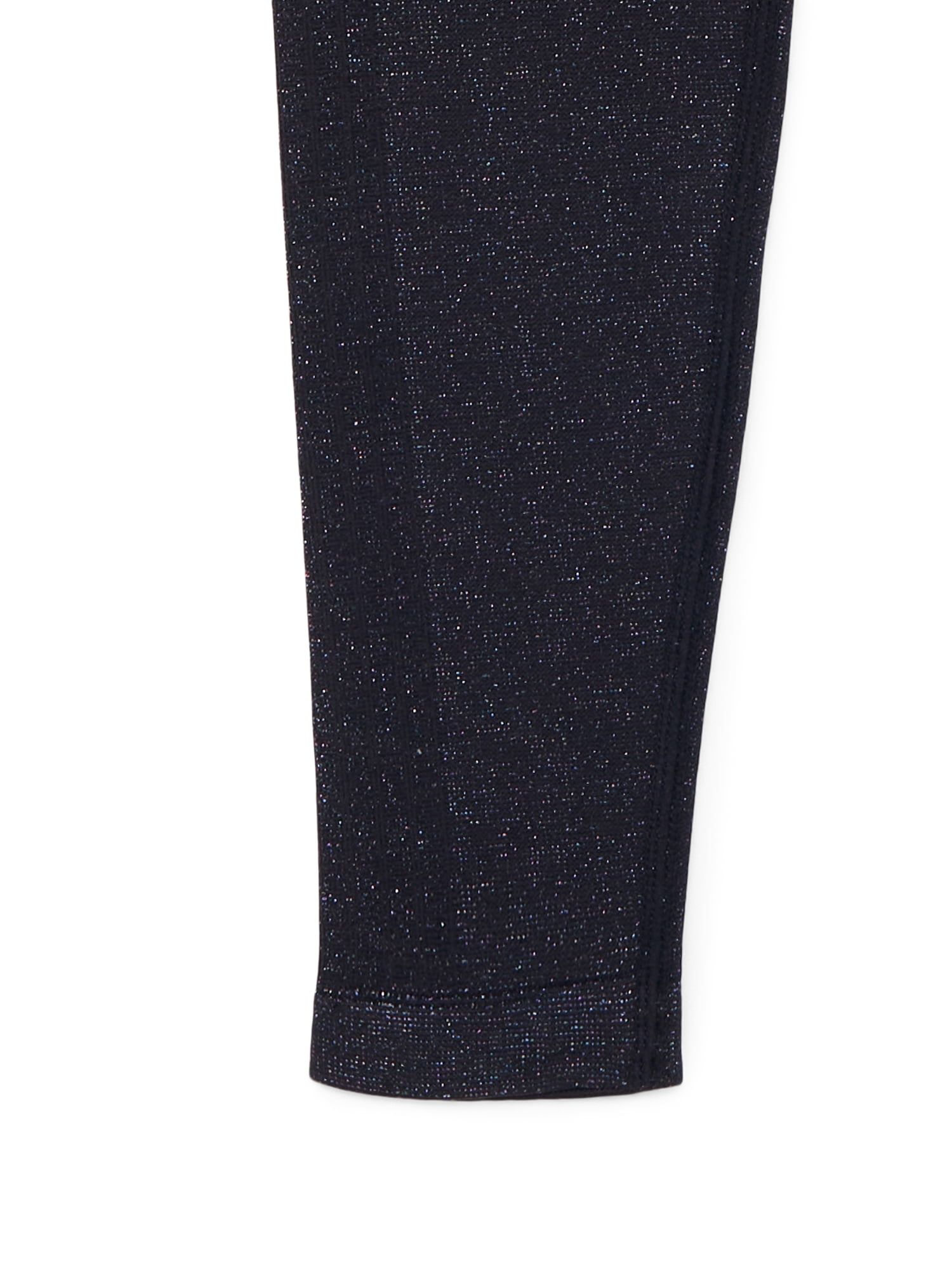 Athletic Works Girls Seamless Sparkly Active Leggings, Sizes 4-18