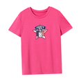 thumbnail image 4 of Camiseta para Mujer de Verano con Cuello Redondo Y Cuello Redondo para Vacaciones Y Caminar para Mujer L, 4 of 7