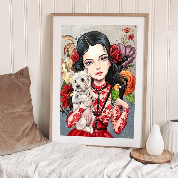 Kit De Pintura Por Números - Perro Multicolor