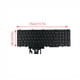 thumbnail image 5 of Teclado portátil de plástico Teclas multimedia portátiles Cableado de teclado incorporado Repuesto de piezas para Dell Precision 7530 con retroiluminación Kearding EL006033-00B, 5 of 5