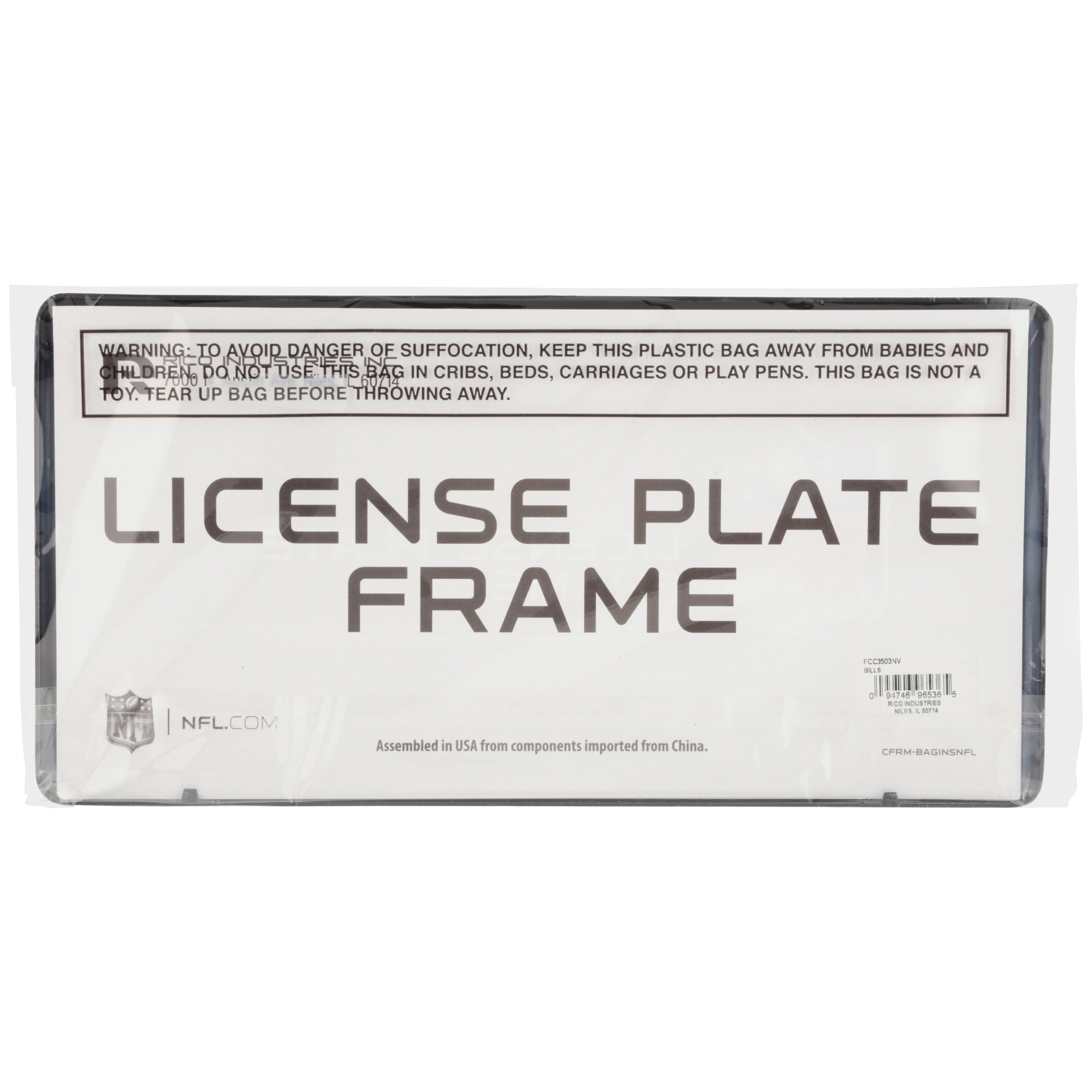 Rico Industries - MLB Color License Plate Frame, Los Angeles Dodgers