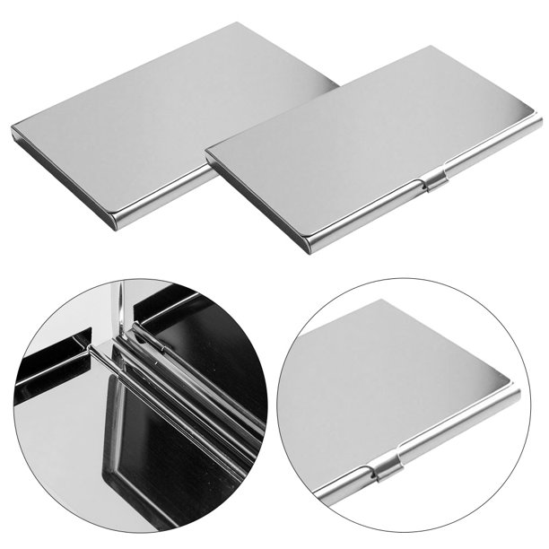 BESTYASH 3Ud Estuche Metálico Para Tarjetas De Crédito Y Con Elegante Y Duradero