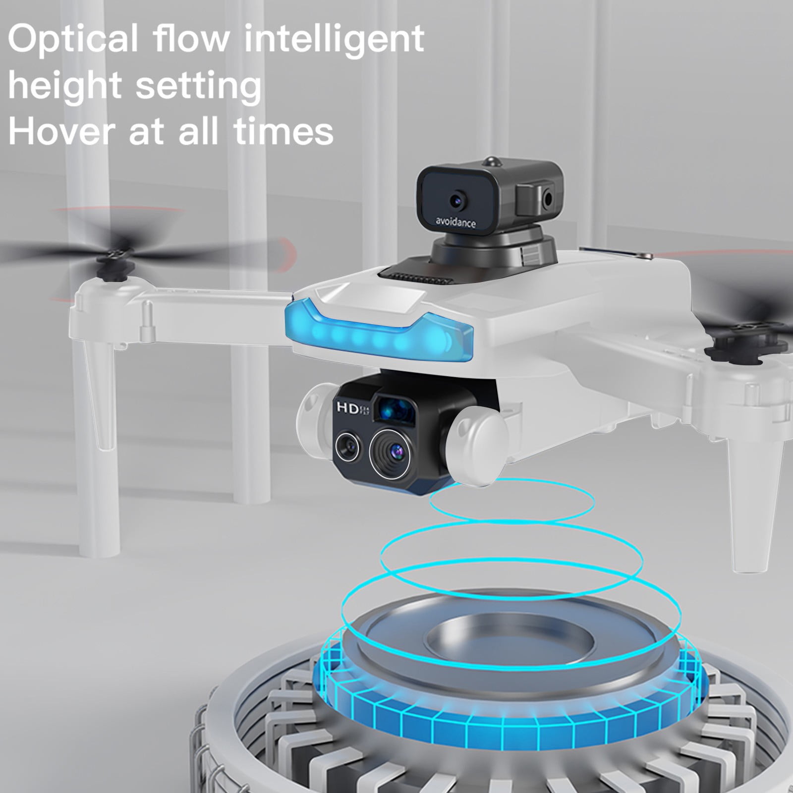 Drones with High-Definition Dual Camera, 540°intelligent obstacle avoidance, 120°Ultra Wide Angle Lens, Remote Control Toy Gifts