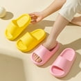 thumbnail image 7 of adviicd Boys Slippers Summer Kids Cloud Slides Girls Boys Slip On Slide Sandals Comfort Non-Slip Thick Sole Slippers Summer Shower Shoes Pool Beach Water Shoes (Pink,12), 7 of 7