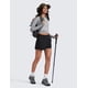 thumbnail image 3 of Shorts CRZ YOGA Cintura Alta 3" Resistente al Agua Negro Talla S, 3 of 5