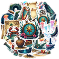 thumbnail image 2 of Retro Underwater Adventure Stickers, Waterproof Pirate Treasure Sticker for Water Bottle Laptop Phone Cases Planner Skateboard Luggage Helmet Party Favor Decor, Ideal for Adults Teens Teacher Rewards, 2 of 8