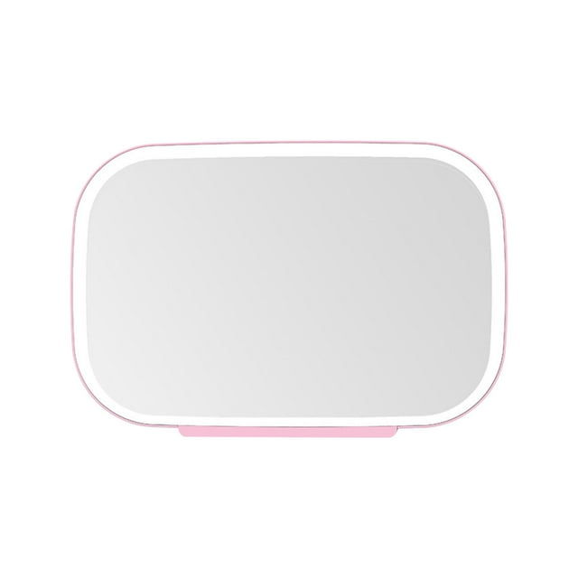 Miroir de Visière de Véhicule, Miroir de Courtoisie Éclairé avec Lumières LED, Écran Tactile, Réglages de Luminosité Dimmables avec Chargement USB, Reflection HD 7.8 Po pour Intérieur de Voiture, Utilisation en Voyage