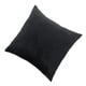 thumbnail image 5 of Funda de cojín decorativa de terciopelo, color negro, 60 x 60 cm Negro 60 x 60cm, 5 of 9