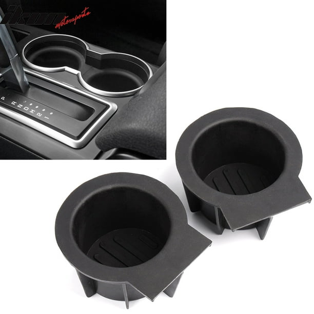 Compatible with Ford F150 Expedition Navigator Front Console Cup Holder Inserts 2 Pieces