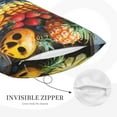 thumbnail image 3 of Naloa Halloween Fruit Platter Pillowcase, Throw Pillowcase, Wrinkle-Free, Stain-Resistant with Hidden Zipper for Bedroom Sofa-16"x24", 3 of 6