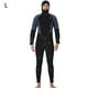 thumbnail image 2 of Sudadera con capucha Manga larga Transpirable cómodo Traje de baño Elástico Snorkel Juego Jumpsuit para bucear surf natación gris l 5mm Yuarrent OD019366-02, 2 of 7