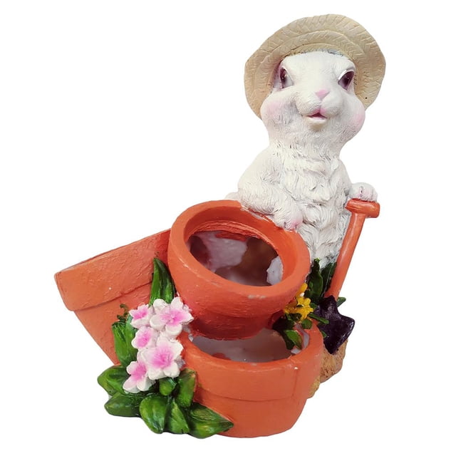 Animal conejo en forma de planta maceta contenedor decoración del hogar Zulema Maceta suculenta