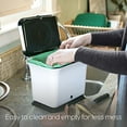 thumbnail image 4 of Full Circle Fresh Air Odor-Free Kitchen Compost Bin, Green Slate, 4 of 5
