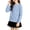 Light Blue #159, variant on Kids' Sweatshirt Crewneck Long Sleeve Casual Pullover Basic Comfortable Classic Solid Color Preppy Fall Top