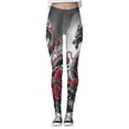 thumbnail image 2 of Yoga Pants Women High Waist Dragon Printed Seamless Yoga Pants Stretch Lifting Breathable Workout Tights Leggings Women, 2 of 4