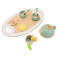 thumbnail image 4 of Play Food Accessories, Pretend Play Tea Party Set Safe Reusable Exquisite Workmanship  For Toys, 4 of 8