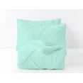 thumbnail image 5 of DNG Creations 1 Piece Diamond Ruffle Comforter 100% Egyptian Cotton, 800TC - Solid Auqa Blue Colour - Super Soft 550 GSM All Season ( California King - Size ), 5 of 6
