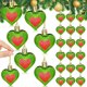 thumbnail image 1 of Guirnalda de 24 Adornos de Corazón En Rojo y Blanco para El Árbol de Navidad de San Valentín | Decoración para Bodas y Fiestas con Cuerdas Colgantes, 1 of 5