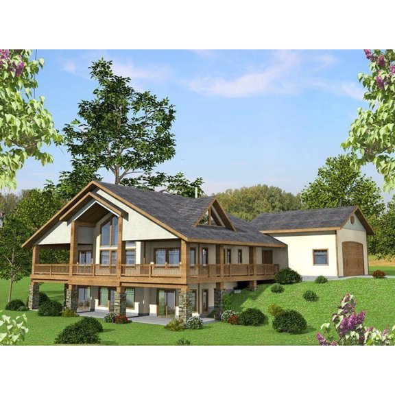 001-2184: Northwest ICF 3 Bed, 4 Bath Luxury Home Plan, 3304 Sq Ft: Full Blueprints with License to Build by Home Plan Marketplace - Lesuto