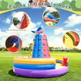 thumbnail image 6 of Relunch 14.8X11.8FT Inflatable Dolphin Rock Climbing Wall Tower for Kids with 1100W Blower – Commercial PVC Outdoor Adventure Game with Safety Ropes & Harnesses, 6 of 9