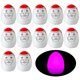 thumbnail image 4 of 12 piezas/set Papá Noel Sonrisa Párrafo Lámpara de Huevo Decoraciones Navideñas Luz, 4 of 5