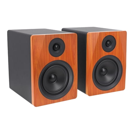Pair Rockville APM5C 5.25" 250W Powered USB Studio Quality Bookshelf Speakers