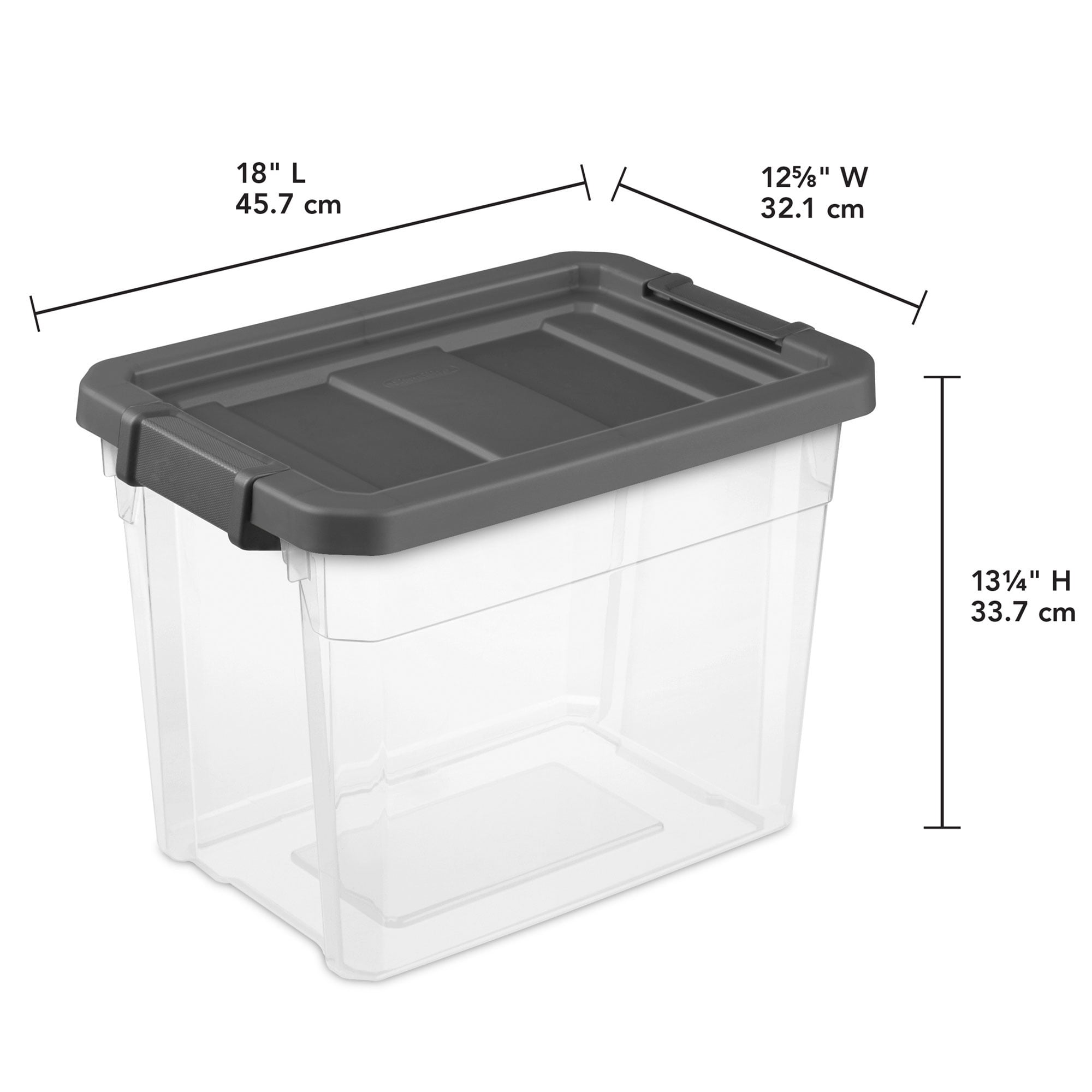 030# 6 Compartments See-Through Box Plastic Clear Container for