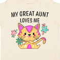 thumbnail image 4 of Inktastic My Great Aunt Loves Me with Cute Kitten and Flowers Boys or Girls Toddler T-Shirt, 4 of 5