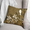 thumbnail image 3 of Creative Products Bird on Branch on Ochre 18x18 Indoor / Outdoor Pillow, 3 of 3