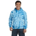 thumbnail image 2 of Tie-Dyed Tie-Dye 8.5 Oz Pullover Hood, XL, Spider Baby Blue, 2 of 3