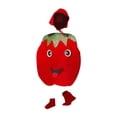 thumbnail image 3 of Disfraz de frutas para niños, precioso vestido elegante para niños y niñas, traje decorativo sin cordones Manzana, 3 of 9