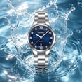 thumbnail image 3 of SKMEI Watches for Women Easy Read Waterproof Ladies Watch Analog Quartz Stainless Steel Date Womens Wristwatch Gift, 3 of 5