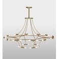 thumbnail image 4 of Meyda Tiffany 147882 Ison 36 Light 87" Wide Ring Chandelier - Brass, 4 of 6
