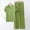 Green, variant on Sentmoon 2 PCS Pijamas for Women Set V Neck Sleep Shirts for Women Short Sleeve Loose Breathable Solid Color Loungewear Sets Woman Lightweight for Hotel Stays M