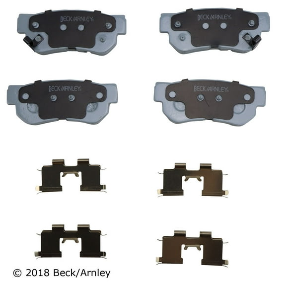 BeckArnley 085-6672 Premium Asm Pads W / Hardware