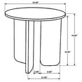 thumbnail image 5 of Dale Round Solid Mango Wood Side End Table Brown, 5 of 5