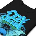 thumbnail image 2 of Ozzy Osbourne Neon Blue Bat Jumbo Print Unisex Sweatshirt - Black - Small, 2 of 5