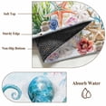 thumbnail image 6 of Octopus Coastal Round Area Rug 4 FT, Non Slip Indoor Outdoor Rug, Blue Nautical Summer Beach Ocean Washable Soft Circular Carpet Non-Shedding Floor Mat for Coffee Table Nursery Foyer Balcony, 6 of 8