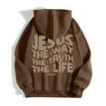 thumbnail image 6 of Womens Hoodie Christian Sweatshirt Graphic Hoodie Oversized Pullover Hoodie Sweatshirt Winter Outfits for Women 2025 Women Clothes, 6 of 6