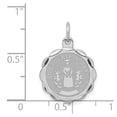 thumbnail image 5 of 925 Sterling Silver Graduation Day Disc Charm Pendant, 5 of 5