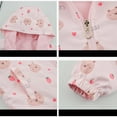 thumbnail image 4 of VINUSLI Girls Rain Jackets with Hood Cute Cartoon Zip Windbreaker Rainjacket Hooded Waterproof Lightweight Outwear Raincoats with Pockets Pink,11 Years, 4 of 9