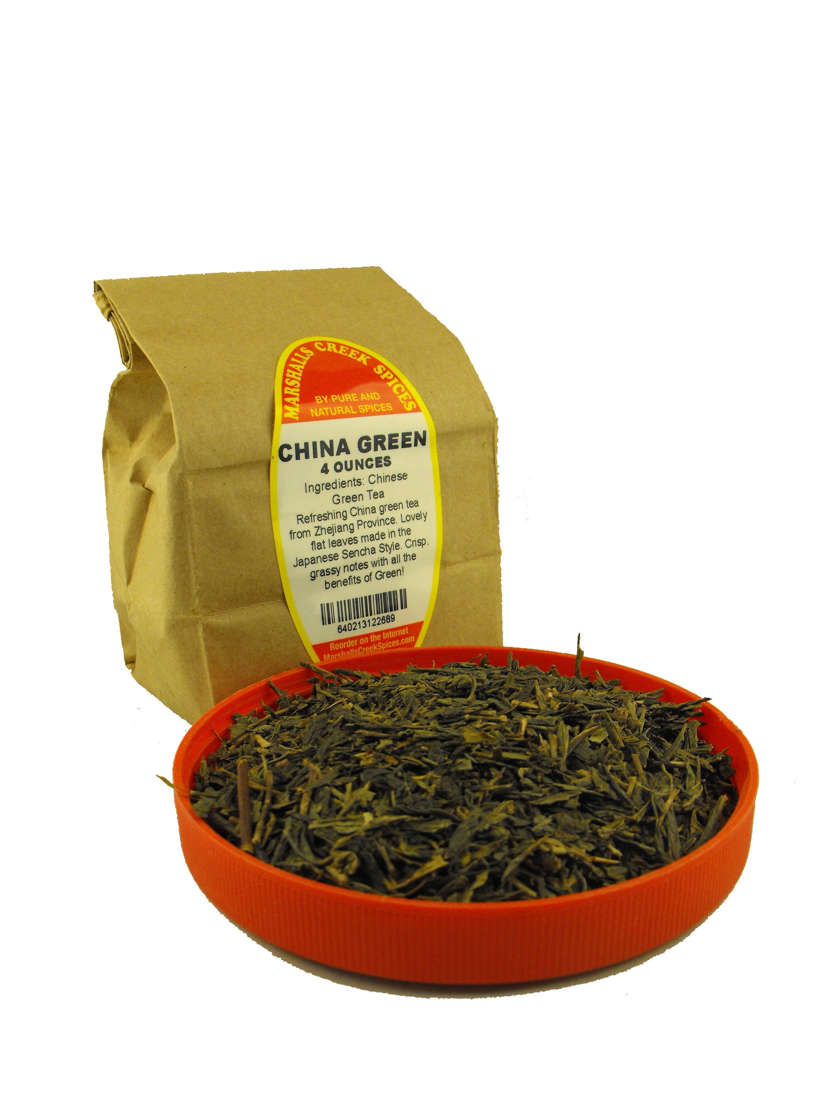 Marshalls Creek Spices LOOSE LEAF TEA China Green 4 oz