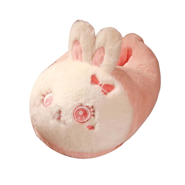 Pantuflas de Felpa de Dibujos Animados para Mujer, Pantuflas Suaves Antideslizantes para El Suelo, Pantuflas Cálidas de Invierno con Suela Gruesa, Pan , Fernando Zapatillas de mujer