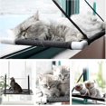 thumbnail image 4 of Hamac pour Chat Siège de Fenêtre Lit de Chat Durable Siège de Fenêtre Stable pour Bronzage Siège de Fenêtre pour Chats jusqu'à 10 kg Ventouses Fortes, 4 of 5